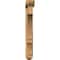 Ekena Millwork Balboa Arts and Crafts Smooth Bracket w/ Offset Brace, Western Red Cedar, 5 1/2"W x 30"D x 42"H BKT0604X30X42BOA03SWR - alternate 3